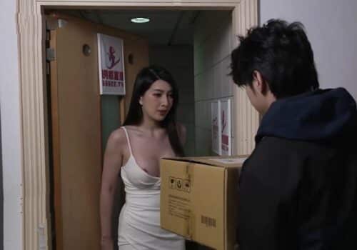 Poster of Anh giao hàng điển trai may mắn và cô chủ nhà vú to dâm dục